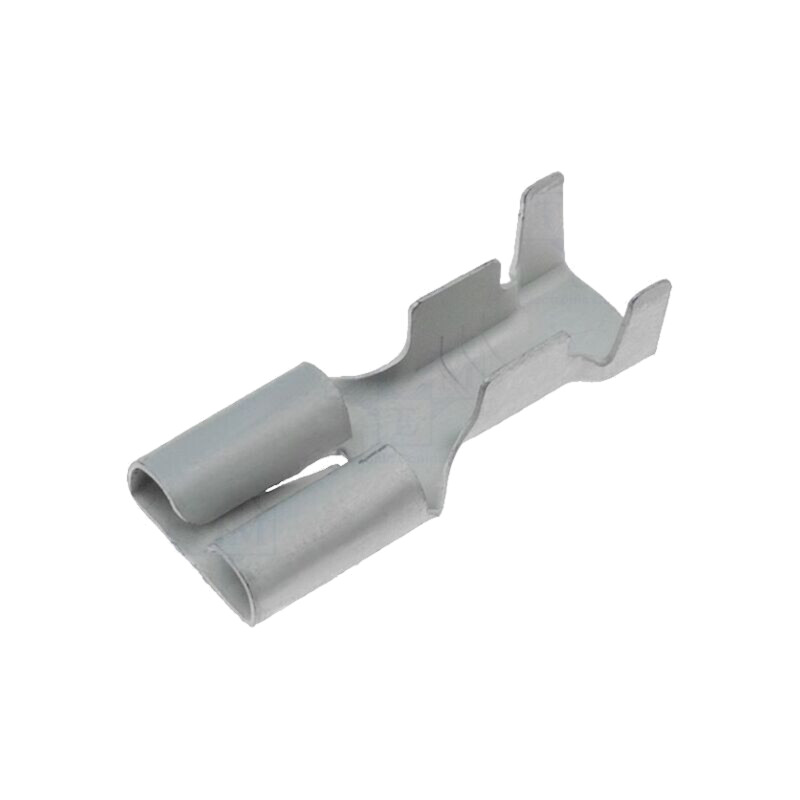 Terminal: plat; 6,3mm; 0,8mm; mamă; 2÷3,5mm2; crimpat; pe cablu