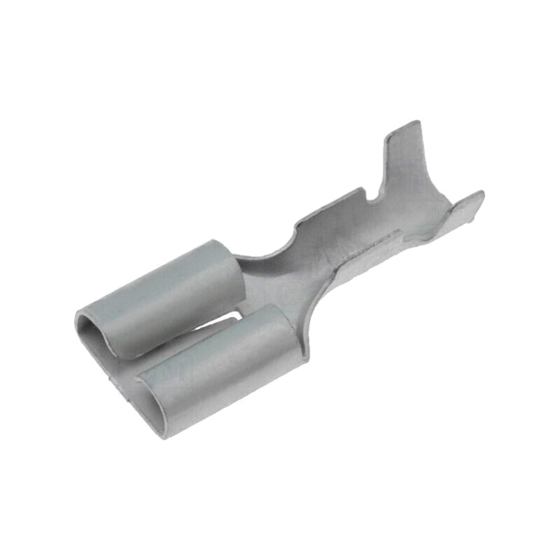 Terminal: plat; 6,3mm; 0,8mm; mamă; 0,5÷2mm2; crimpat; pe cablu