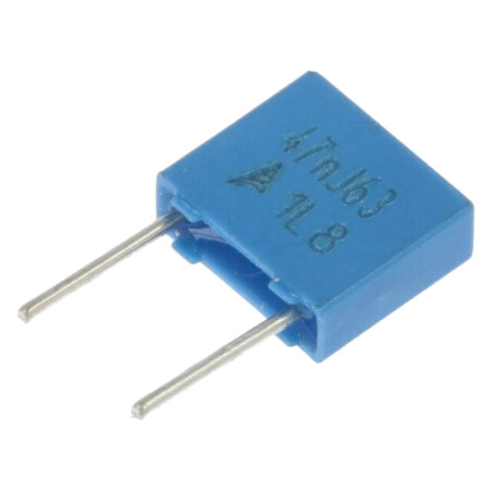 Condensator: cu poliester; 0,047uF; 40VAC; 63VDC; 5mm; ±5%; THT
