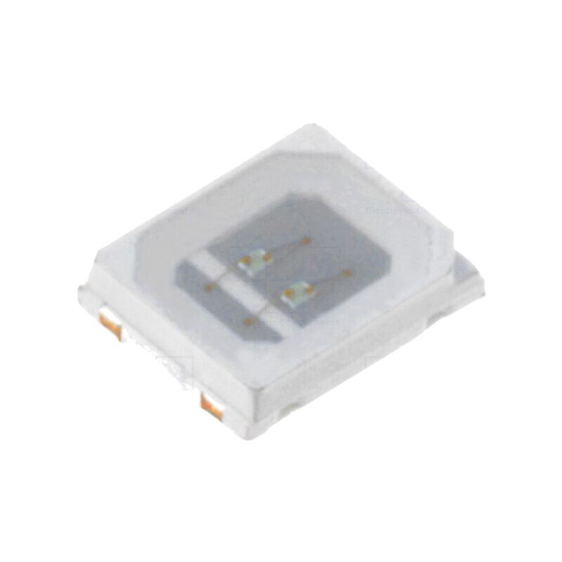 LED; SMD; 2835,PLCC2; verde; 4000÷5100mcd; 3,5x2,8x0,8mm; 120°