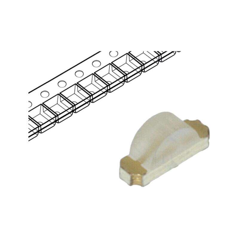 LED; SMD; 1204; verde; 350÷600mcd; 3,2x1x1,5mm; 120°; 20mA