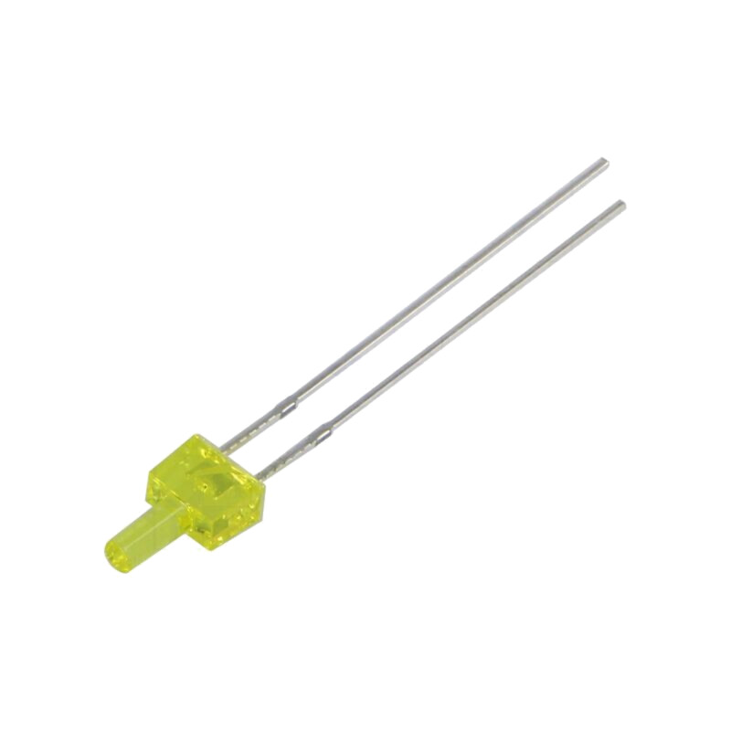 LED; rotund; galbenă; 220÷330mcd; 90°; Parte frontală: plat; 30mA LED; rotund; galbenă; 220÷330mcd; 90°; Parte frontală: plat; 30mA