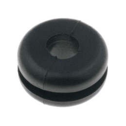 Manşon; Øorif.mont: 9mm; Øorif: 4mm; PVC; neagră; -30÷60°C; UL94V-2