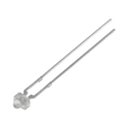 LED; 1,8mm; galbenă; 1120÷1500mcd; 30°; Parte frontală: convex