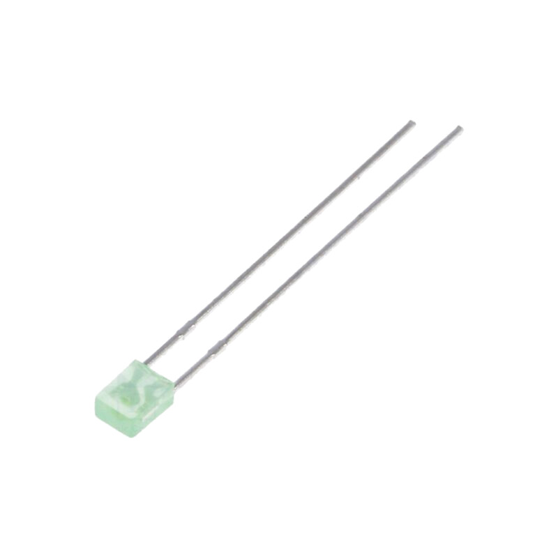 LED; dreptunghiulară; 3,2x2x4,15mm; verde; 1300÷2200mcd; 130° LED; dreptunghiulară; 3,2x2x4,15mm; verde; 1300÷2200mcd; 130°