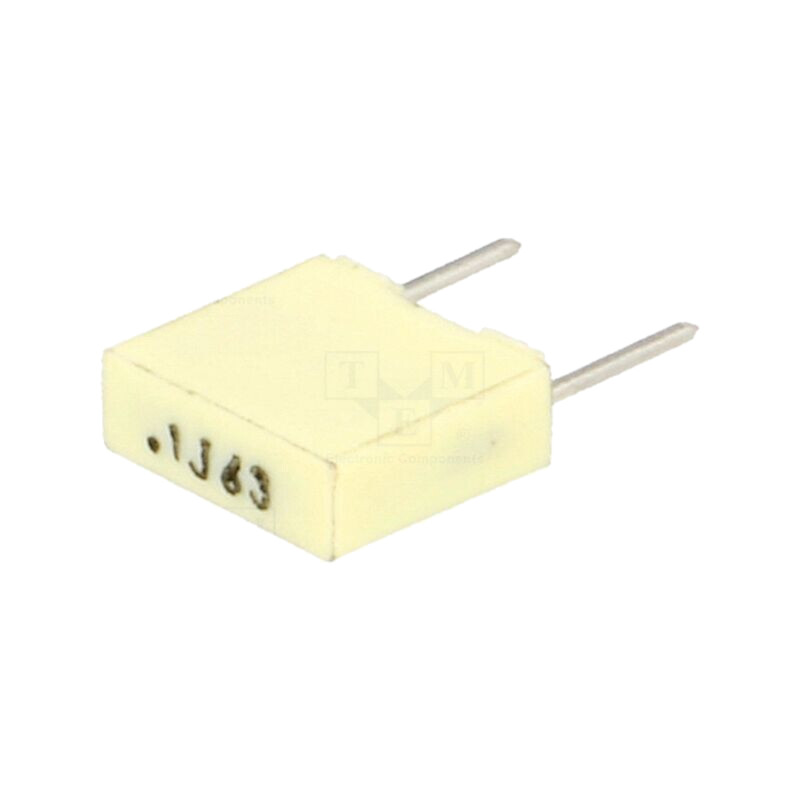 Condensator: cu poliester; 100nF; 40VAC; 63VDC; 5mm; ±5%; -55÷105°C