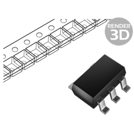 IC: digital; NOT; Ch: 1; SMD; SOT23-5; IN: cu trigger Schmitt; 74LVC