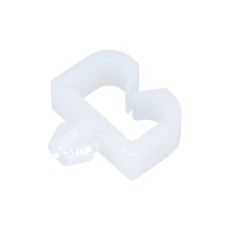 Element de prindere cu clichet; poliamidă; Lăţ.int: 9mm; natural