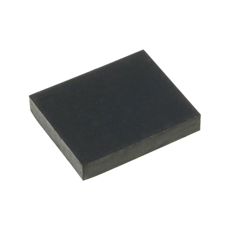 Picioruş autoadeziv; H: 3mm; neagră; gumă; W: 12mm; L: 15mm