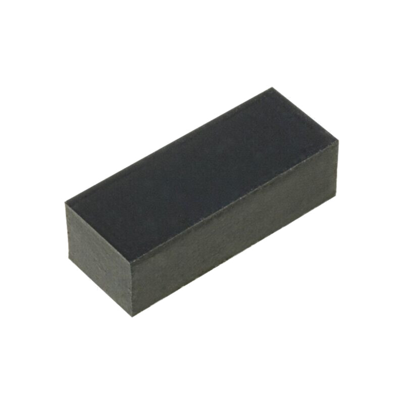 Picioruş autoadeziv; H: 6mm; neagră; gumă; W: 19mm; L: 7,7mm