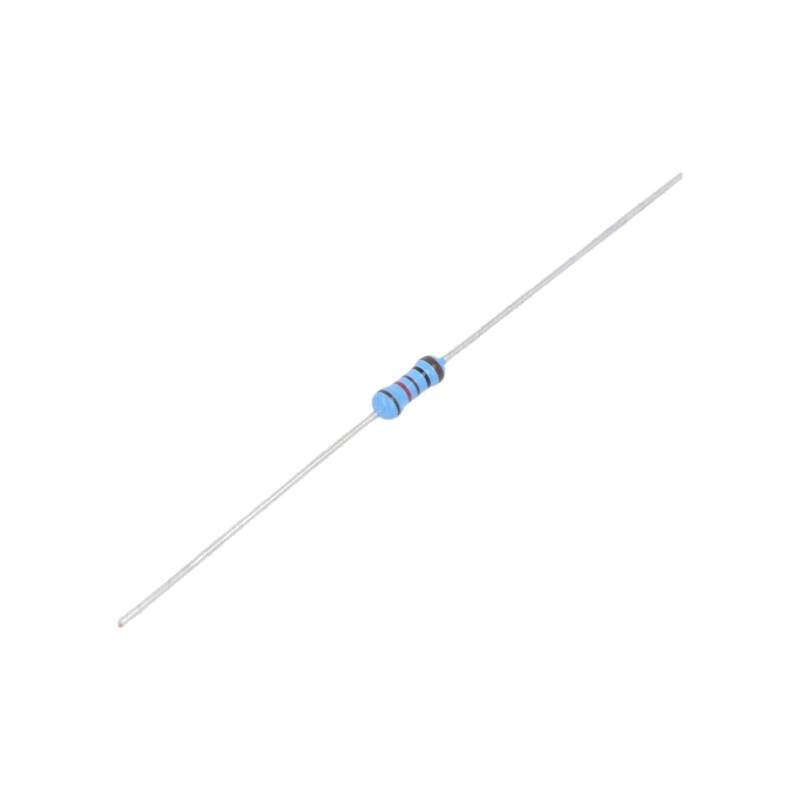 Rezistor: thin film; THT; 121Ω; 600mW; ±1%; Ø0,6x28mm; Ø2,5x6,5mm