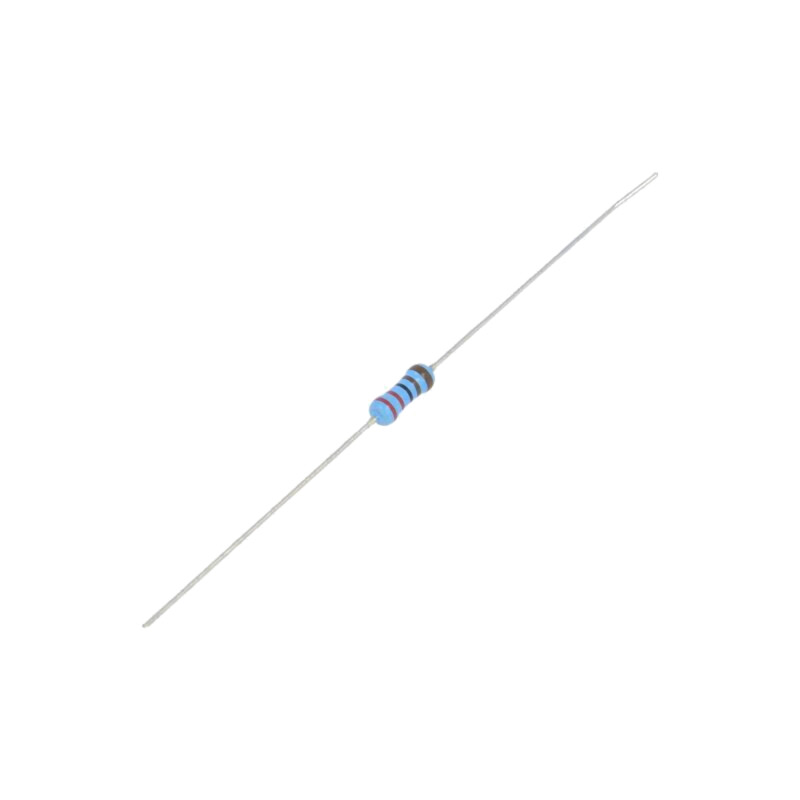 Rezistor: thin film; THT; 2,2kΩ; 600mW; ±1%; Ø0,6x28mm; Ø2,5x6,5mm