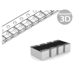 Rezistor multipolar: Y; SMD; 5,6kΩ; ±5%; 62,5mW; Nr.rezistori: 4