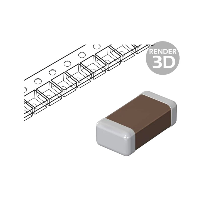 Condensator: ceramic; MLCC; 0,3pF; 50V; C0G (NP0); ±0,05pF; SMD
