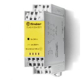 Modul Releu de Siguranță 7S 24VDC pentru Șină DIN IP20 | Electronic-mag.ro | Componente Electronice