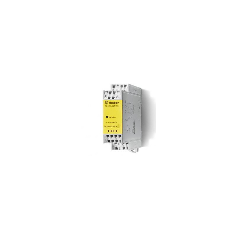 Modul Releu de Siguranță 7S 24VDC pentru Șină DIN IP20 | Electronic-mag.ro | Componente Electronice