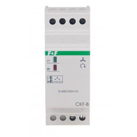 Releu Monitorizare Tensiune Șină DIN DPDT CKF-B-TRMS | Electronic-mag.ro | Componente Electronice