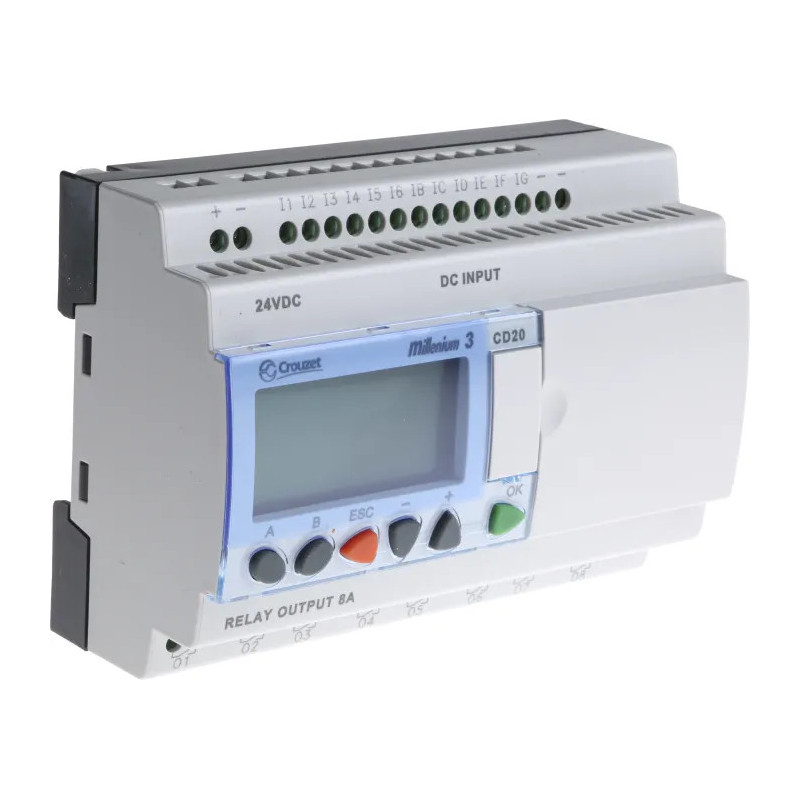 Releu Programabil 12 IN 8 OUT pentru Șină DIN | Electronic-mag.ro | Componente Electronice Releu Programabil 12 IN 8 OUT pentru Șină DIN | Electronic-mag.ro | Componente Electronice