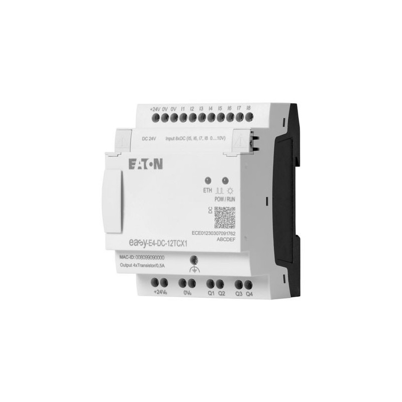 Releu programabil EASY-E4-DC-12TCX1 cu 8 Intrări și 4 Intrări Analogice | Electronic-mag.ro | Componente Electronice