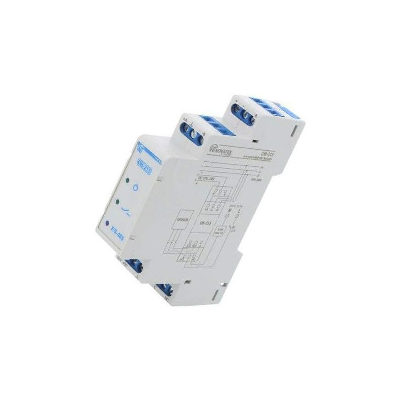 Modul Intrări/Ieșiri Digitale 12-24VDC RS485 DIN IP20 | Electronic-mag.ro | Componente Electronice