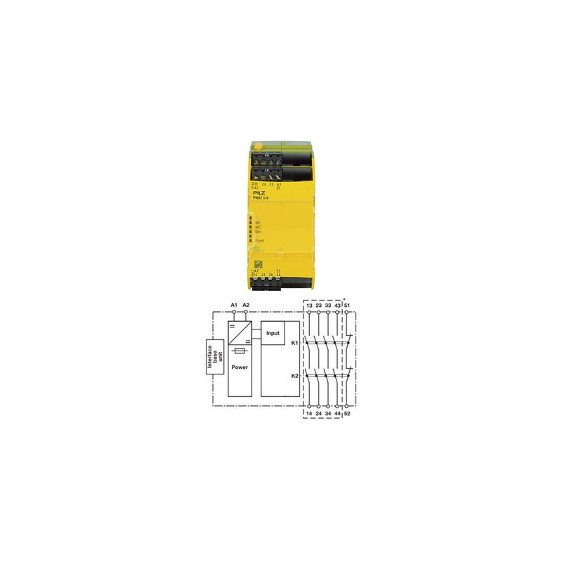 Modul de Extensie PNOZ s10 24VDC 1 Intrare 5 Ieșiri | Electronic-mag.ro | Componente Electronice