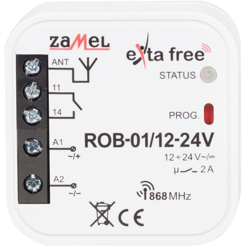 Receptor fără fir EXTA FREE 12-24V | Electronic-mag.ro | Componente Electronice