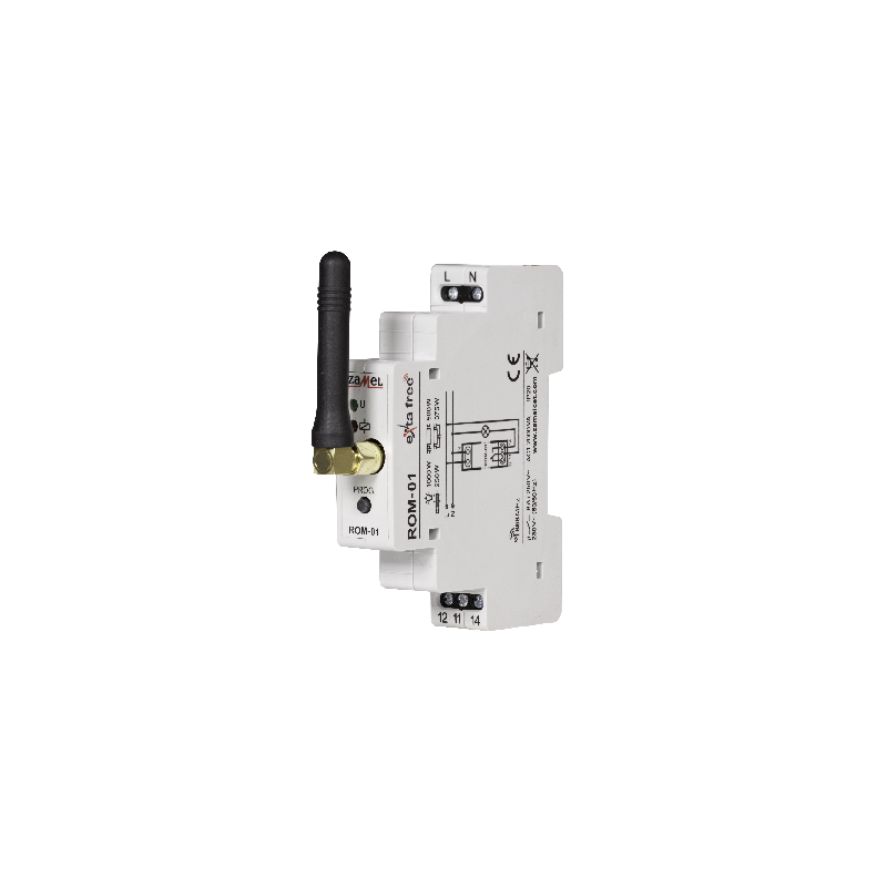 Receptor EXTA FREE pentru Șină DIN 230VAC 300m ROM-01 | Electronic-mag.ro | Componente Electronice