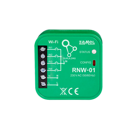 Interfață SUPLA 4 Intrări Metalică 230VAC IP20 RNW-01 | Electronic-mag.ro | Componente Electronice