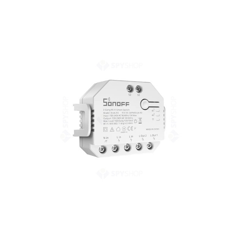 Controler DUALR3 cu 2 Canale 100-240VAC 2,2kW 15A | Electronic-mag.ro | Componente Electronice