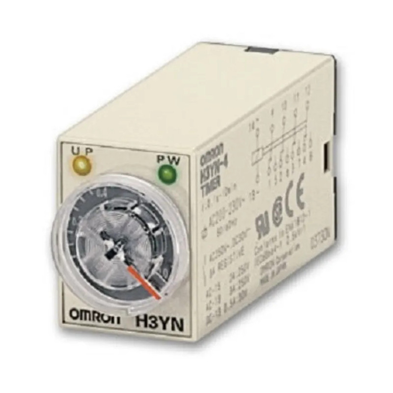 Releu Temporizat DPDT 0,1s-10min 120VAC 5A 8 PIN | Electronic-mag.ro | Componente Electronice