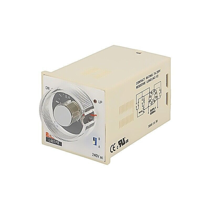 Timer Digital DPDT 0.05s-10min 24-240V AC/DC 250VAC/5A | Electronic-mag.ro | Componente Electronice
