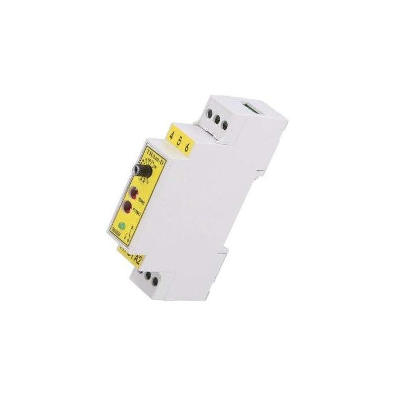 Releu Temporizator 0.25s-12min 24-230V AC/DC TRAM-D | Electronic-mag.ro | Componente Electronice
