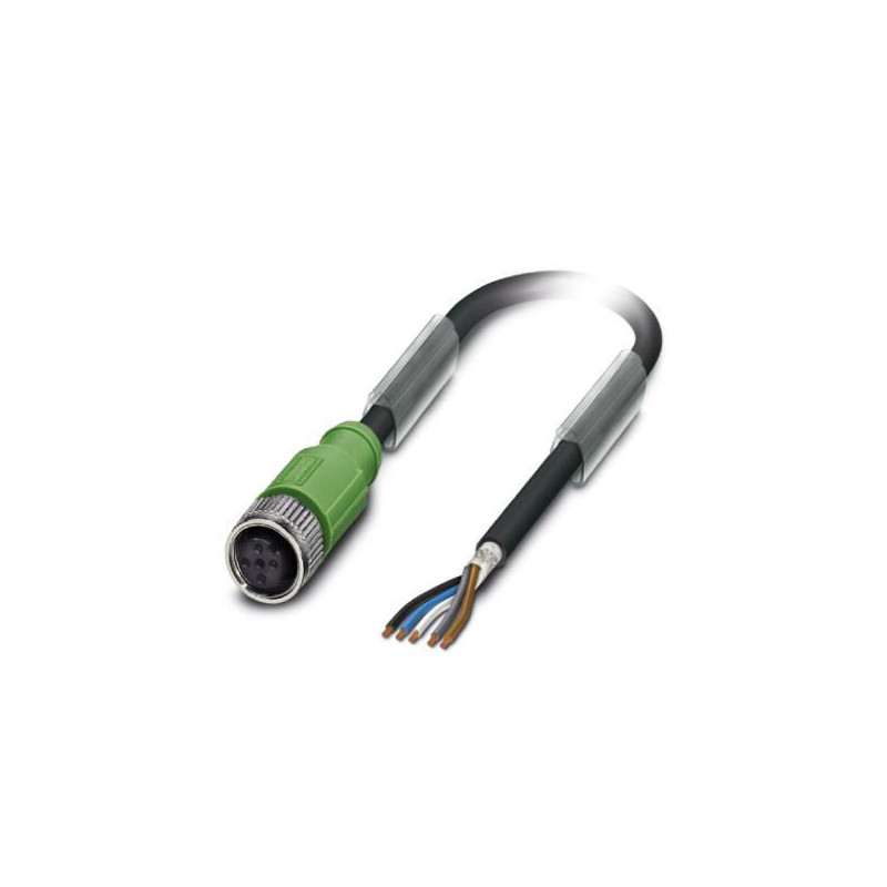 Cablu Conectare M12 5 PIN 1.5m 60VAC 4A PUR | Electronic-mag.ro | Componente Electronice