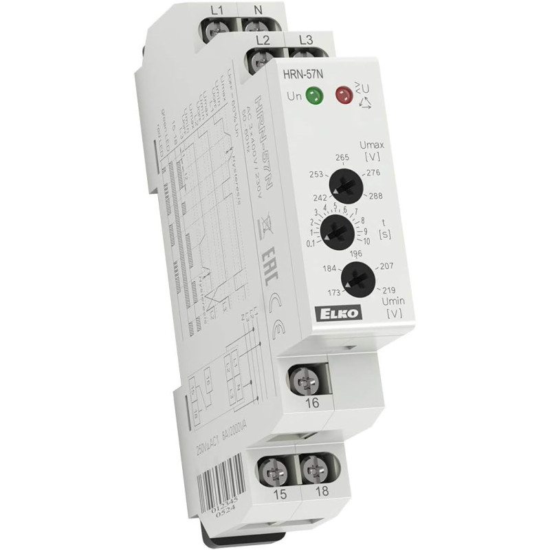 Releu de monitorizare a tensiunii DIN | Electronic-mag.ro | Componente Electronice