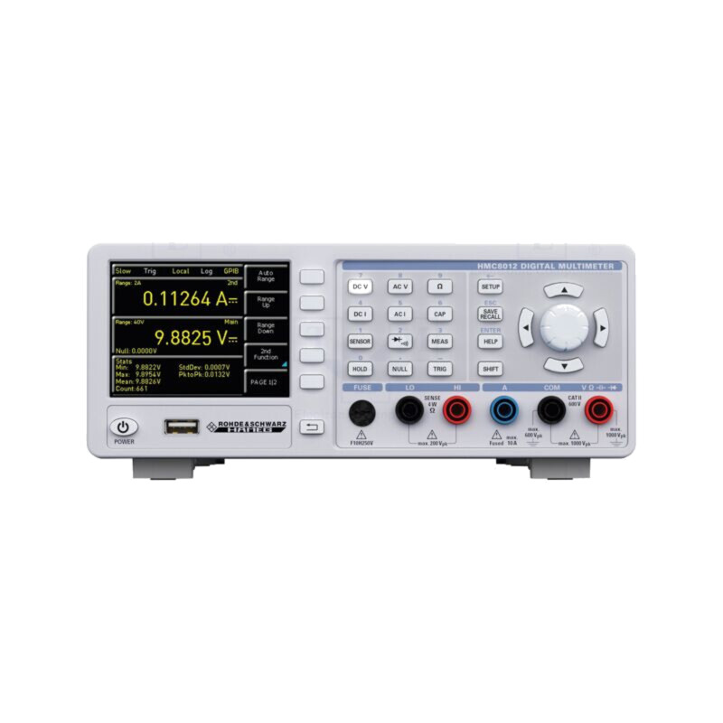 Multimetru de masă; LCD TFT; 5,75 cifre; I DC: 20mA,200mA,2A,10A