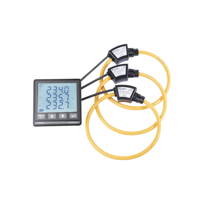 Aparat de măsură: analizor calitate energie; pe panou; LCD; IP20