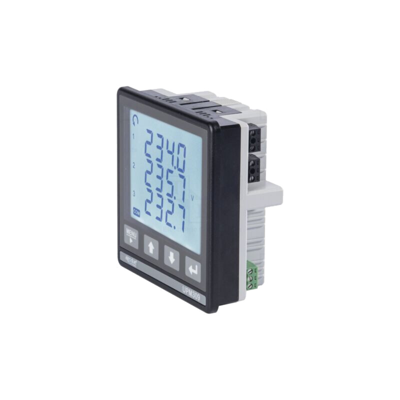 Aparat de măsură: analizor calitate energie; pe panou; LCD; 6A