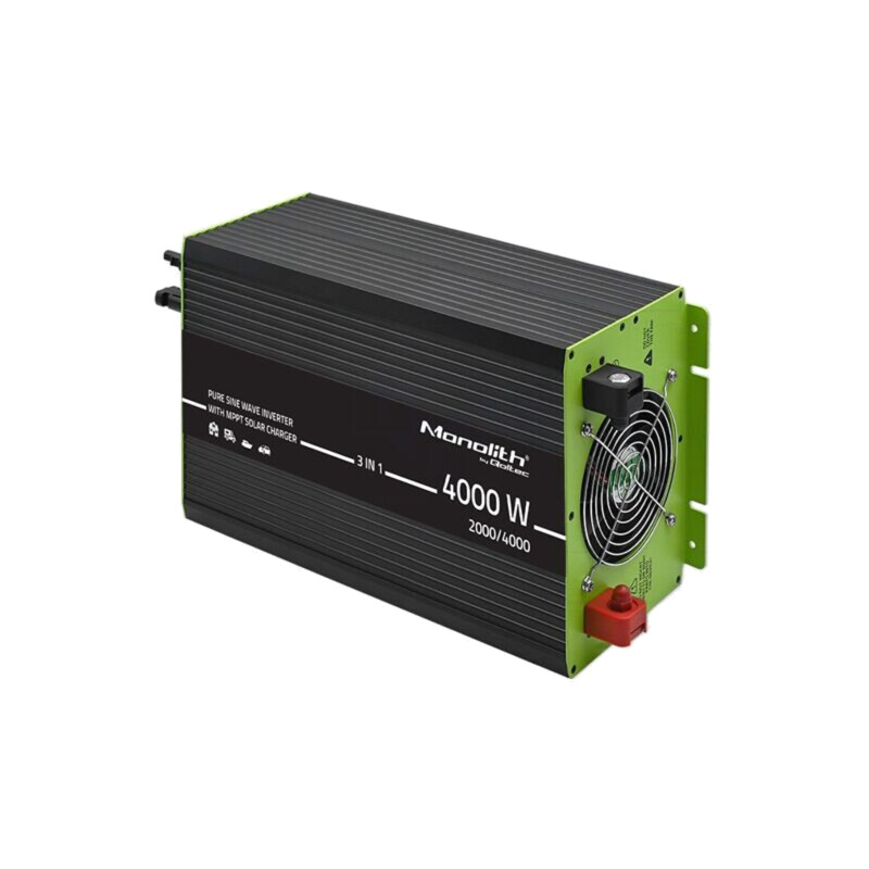Convertor: DC/AC; 12VDC; 230VAC; 220x420x140mm; Intr: cabluri; 87%