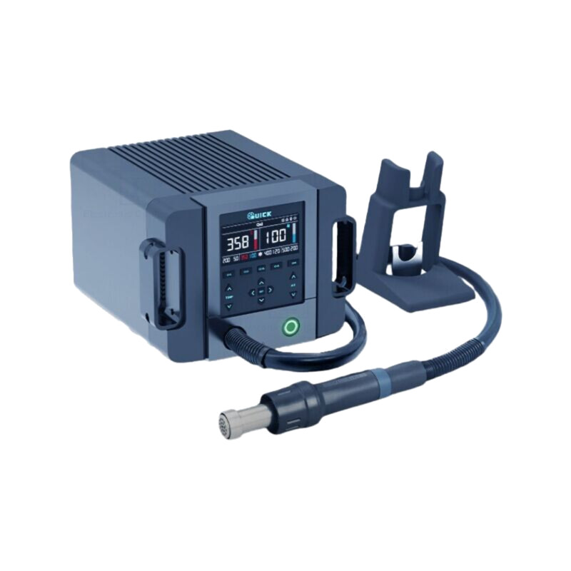 Staţie cu aer cald; digitală,din butoane; 1,3kW; 50÷550°C