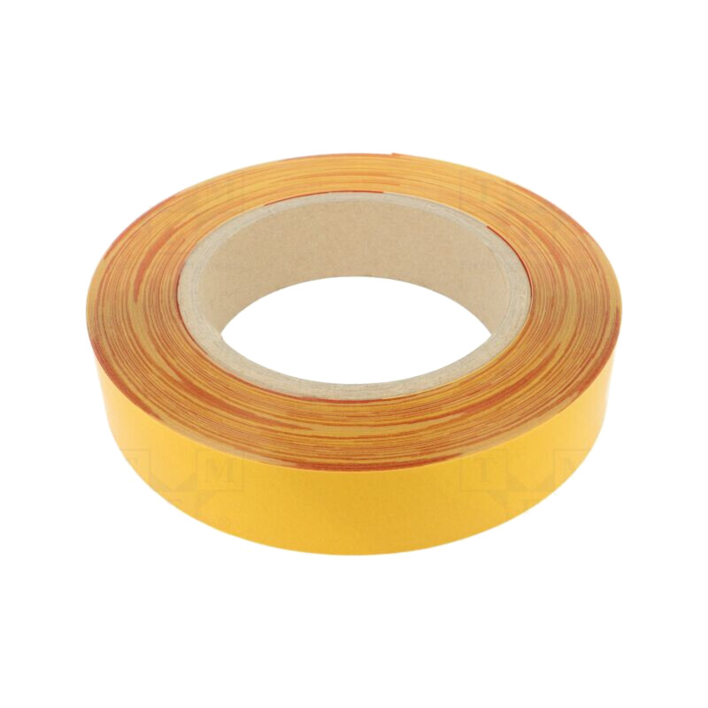 Bandă: de marcare; albă-roşie; L: 50m; W: 50mm; autoadeziv; PVC