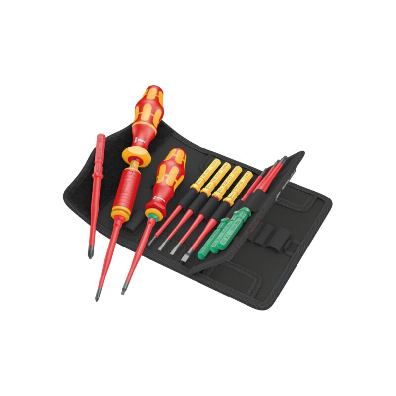 Kit: şurubelniţe; izolată,slim; 1kVAC; PZ/S1,PZ/S2; etui; 16buc.