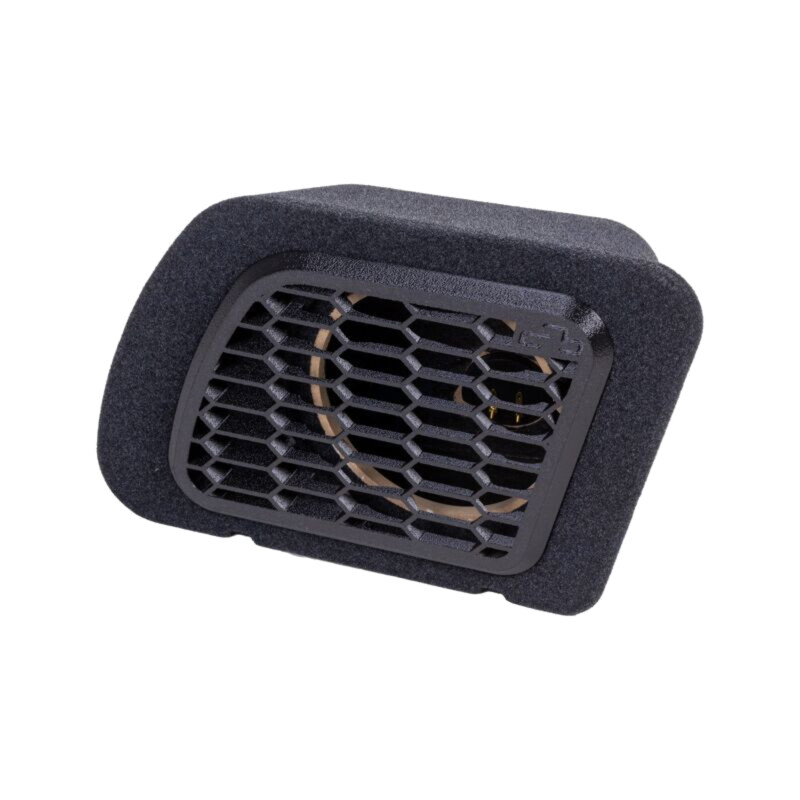 Carcasă difuzor; MDF; neagră; ţesătură; 200mm; Frezare: 225mm; Audi