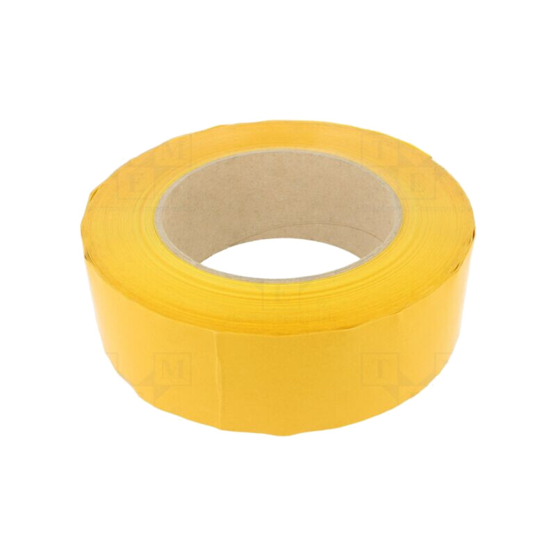 Bandă: de marcare; galbenă; L: 50m; W: 75mm; autoadeziv; PVC