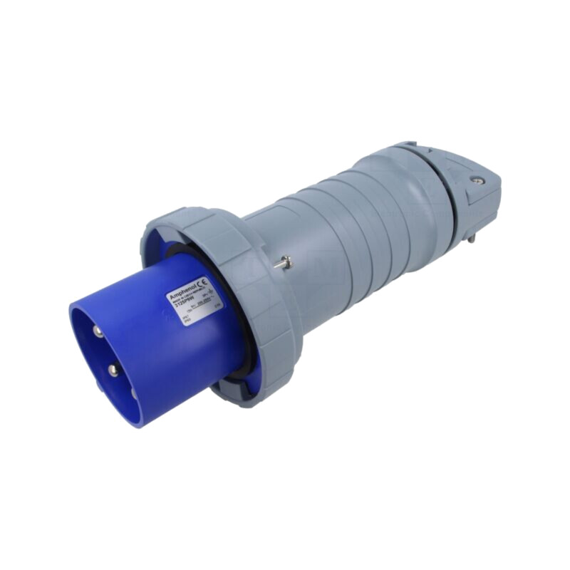 Conector: alimentare AC trifazate; IP&S; 125A; 250V; 250VAC; mufă