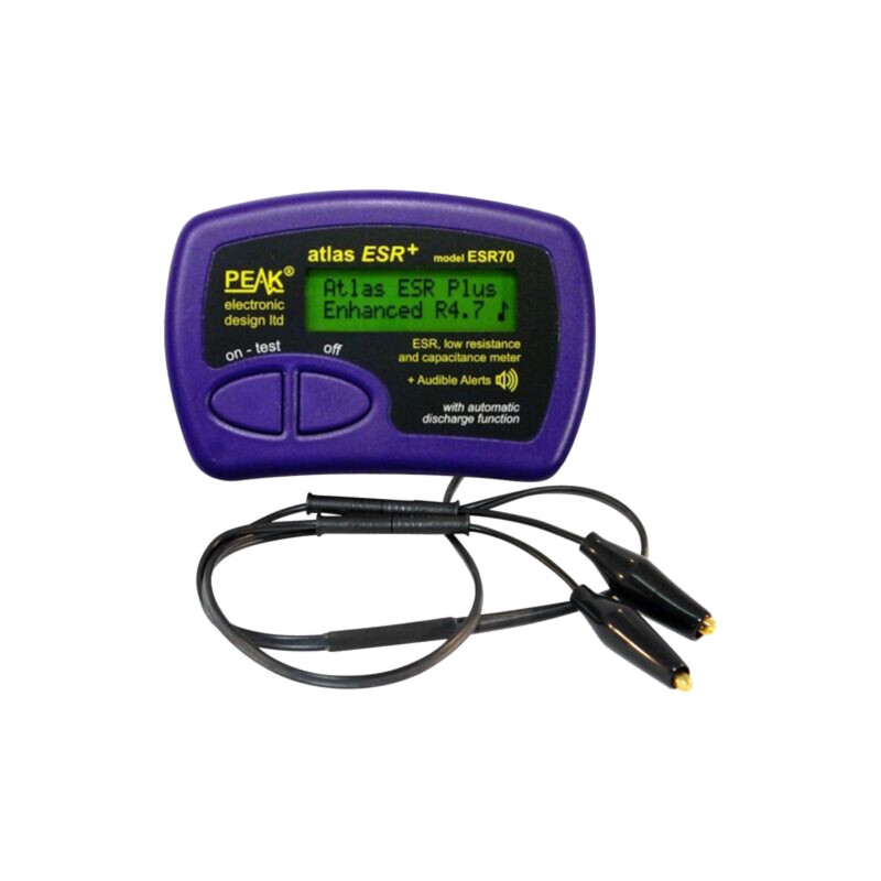 Tester: componente electronice; LCD; Interval măsurare R: 0÷40Ω