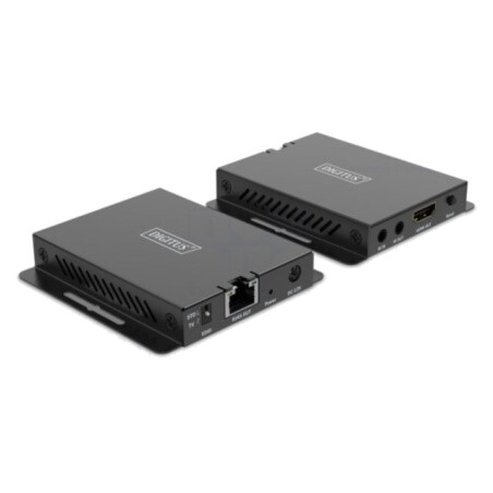 Extender HDMI; DC soclu x2,HDMI soclu x2,IrDA,RJ45 soclu x2