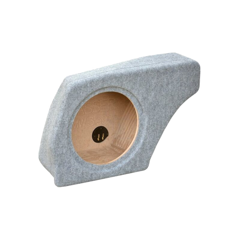 Carcasă difuzor; MDF; melanj gri; ţesătură; 300mm; Frezare: 324mm