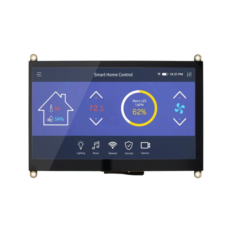 Afişaj: TFT; 7"; 800x480; Ilum: LED; Dim: 165x119,21x21,34mm; RGB