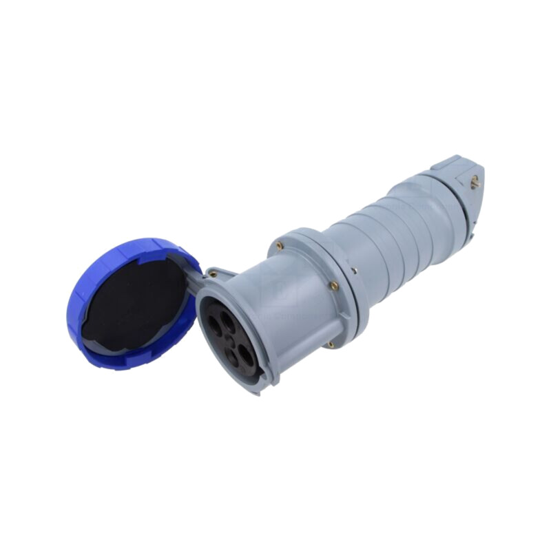 Conector: alimentare AC trifazate; IP&S; 63A; 250V; 250VAC; mufă