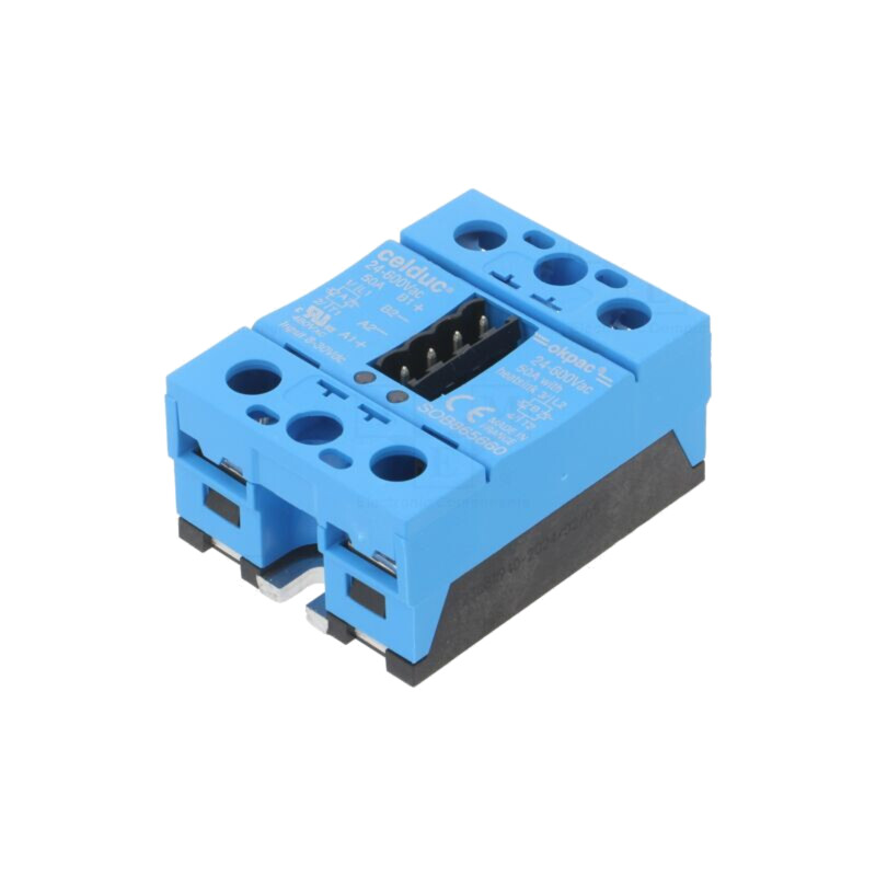 Releu: semiconductor; Ucom: 8÷30VDC; 50A; 24÷510VAC; SOB; 2-fazat
